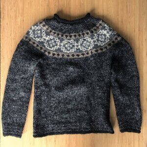 Hand Knitted Icelandic Wool Sweater